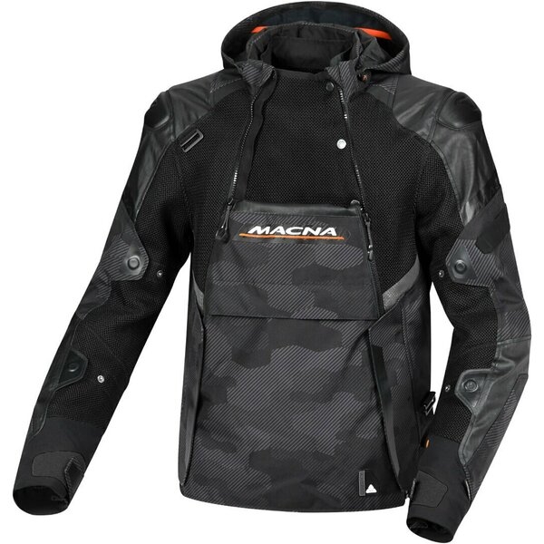 Geaca textil sport/touring impermeabila MACNA BRADICAL L Verde/Galben fluo, 12