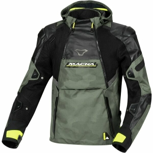 Geaca textil sport/touring impermeabila MACNA BRADICAL L Negru/Portocaliu, 2