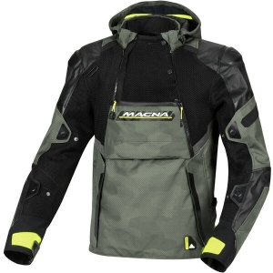Geaca textil sport/touring impermeabila MACNA BRADICAL XXL Verde/Galben fluo, 13