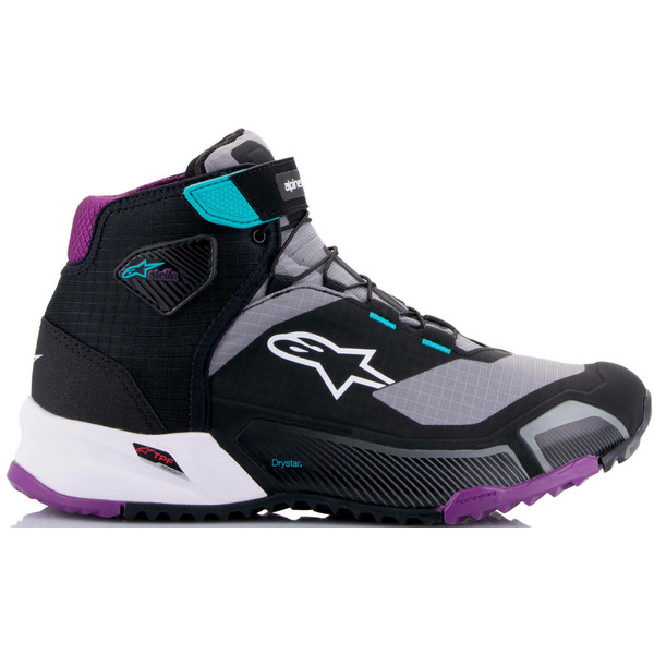 Ghete moto dama ALPINESTARS CR-X DRYSTAR 40 Alb/Gri/Roz, 7
