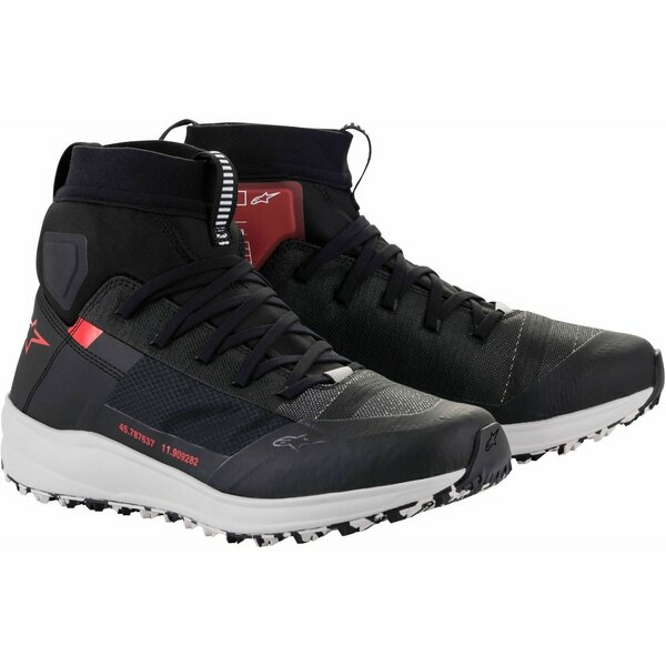 Ghete moto ALPINESTARS SPEEDFORCE Negru/Alb/Rosu 43.5, 10