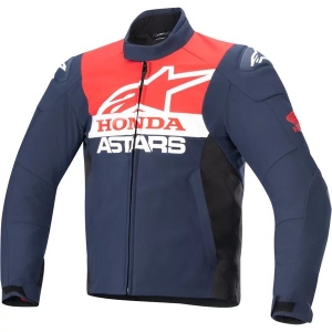 Geaca texil impermeabila ALPINESTARS HONDA SMX SOFTSHELL S Albastru/Rosu/Alb, 3