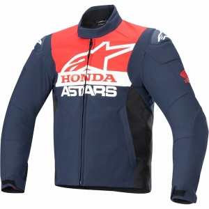 Geaca texil impermeabila ALPINESTARS HONDA SMX SOFTSHELL S Albastru/Rosu/Alb