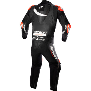Combinezon de piele race 1 piesa ALPINESTARS GP PLUS V4 50 Negru/Rosu fluo, 7