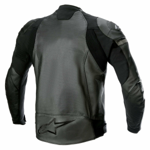 Geaca de piele sport ALPINESTARS GP FORCE AIRFLOW 58 Negru/Negru, 5