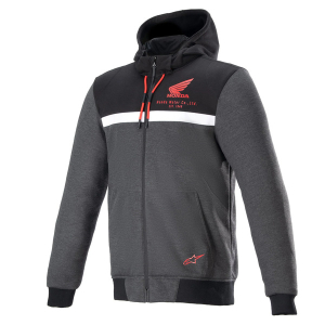 Hanorac de protectie ALPINESTARS HONDA CHROME STREET S Negru/Gri/Rosu, 4