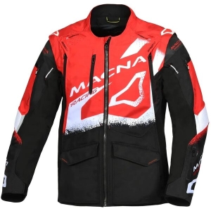Geaca enduro/adventure MACNA LANDMARK Negru/Rosu/Alb L, 18