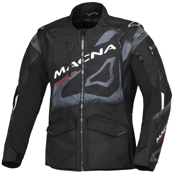 Geaca enduro/adventure MACNA LANDMARK Negru/Rosu/Alb XL, 8