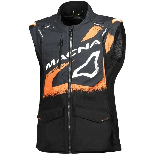 Geaca enduro/adventure MACNA LANDMARK XXL Negru/Gri deschis/Galben fluo, 3