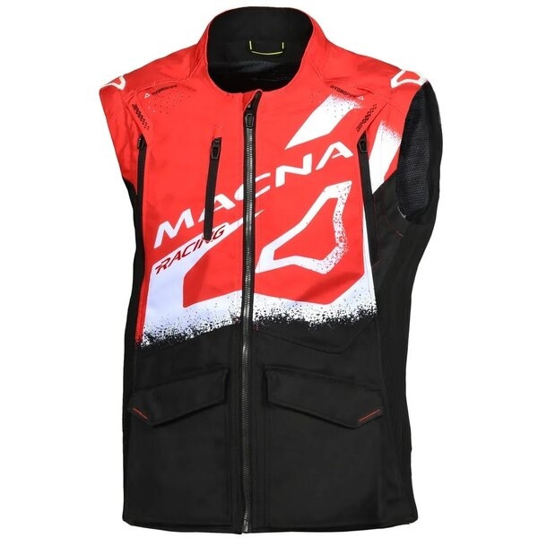 Geaca enduro/adventure MACNA LANDMARK XXL Negru/Gri deschis/Galben fluo, 10