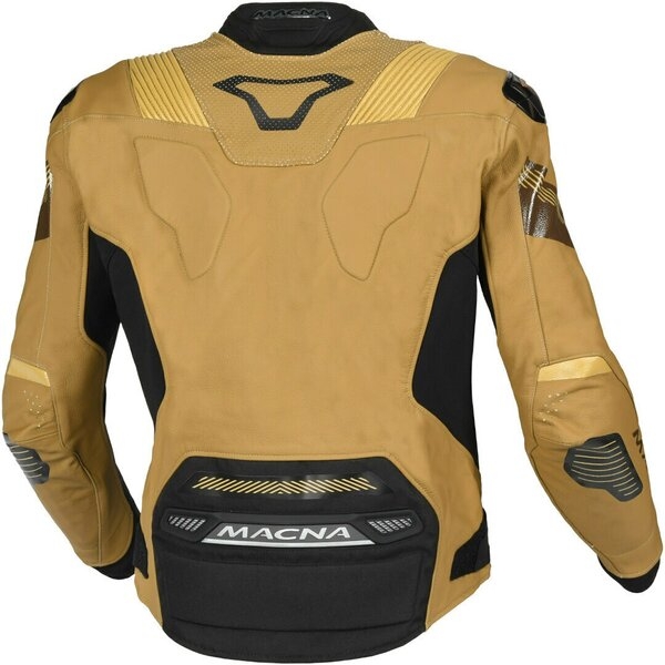 Geaca de piele sport/touring MACNA POINTER 56 Alb/Albastru, 9