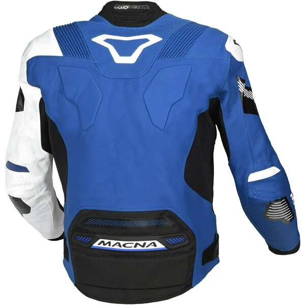 Geaca de piele sport/touring MACNA POINTER 58 Negru/Rosu, 4