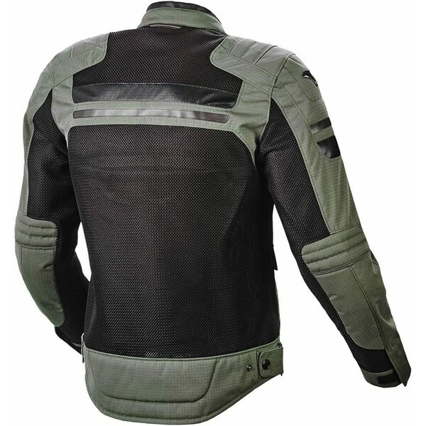 Geaca textil de vara MACNA FLUENT XL Gri deschis/Albastru/Rosu, 3