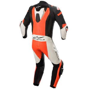 Combinezon de piele 1 piesa ALPINESTARS MISSILE V2 IGNITION 54 Negru/Alb/Rosu fluo, 5