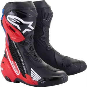 Cizme moto race Alpinestars Honda Supertech R 41 Negru/Rosu/Albastru, 8