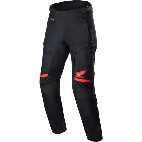 Pantaloni textil impermeabili ALPINESTARS HONDA BOGOTA PRO DRYSTAR S Negru/Rosu, 3