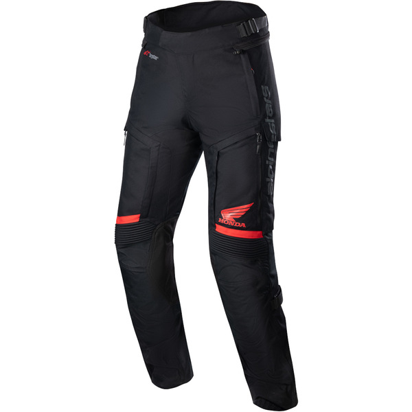 Pantaloni textil impermeabili ALPINESTARS HONDA BOGOTA PRO DRYSTAR M Negru/Rosu, 4
