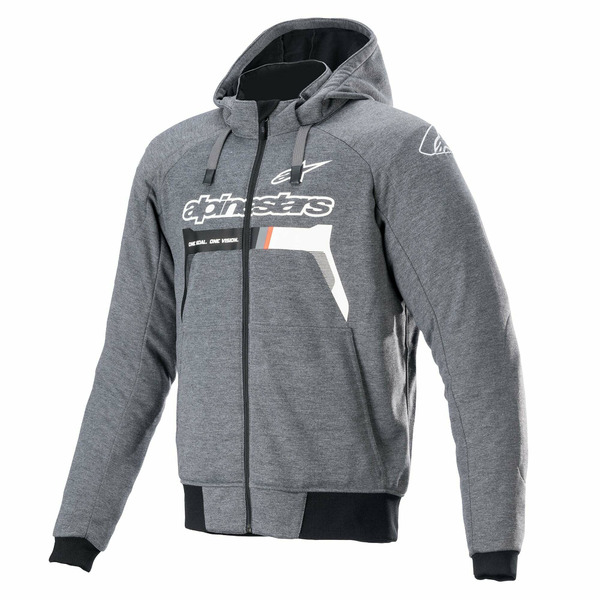 Hanorac de protectie ALPINESTARS CHROME IGNITION S Negru/Rosu fluo, 2
