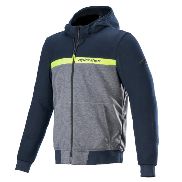 Hanorac de protectie ALPINESTARS CHROME STREET M Albastru/Gri/Galben fluo, 5