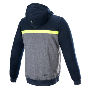 Hanorac de protectie ALPINESTARS CHROME STREET XL Albastru/Gri/Galben fluo, 3