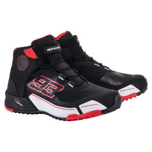 Ghete moto ALPINESTARS MM93 CR-X DRYSTAR 40 Negru/Rosu