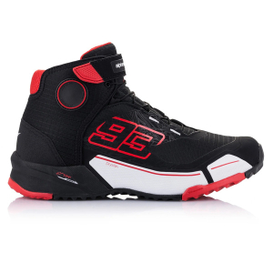 Ghete moto ALPINESTARS MM93 CR-X DRYSTAR 40 Negru/Rosu, 7