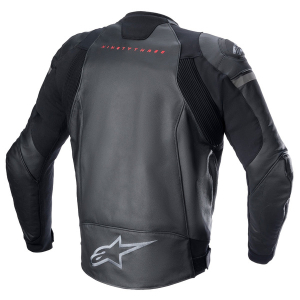 Geaca de piele sport ALPINESTARS MM93 TRACK 52 Negru/Rosu, 4