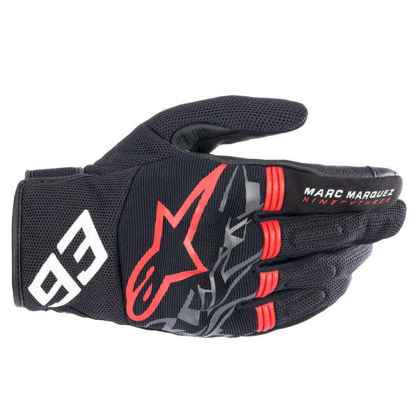 Manusi moto ALPINESTARS MM93 LOSAIL V2 3XL Negru/Gri/Rosu, 3