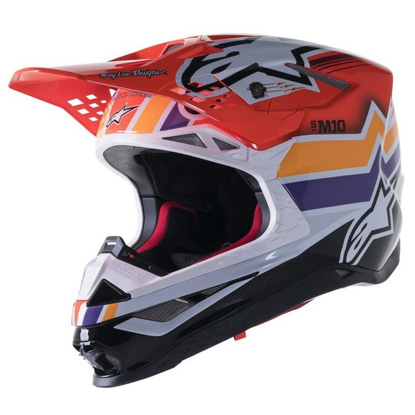 Casca cross-enduro Alpinestars Supertech S-M10 TLD EDITION 23 Albastru/Negru XXL, 5