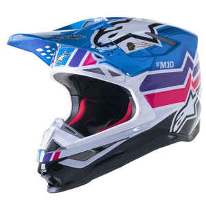 Casca cross-enduro Alpinestars Supertech S-M10 TLD EDITION 23 Rosu/Negru L