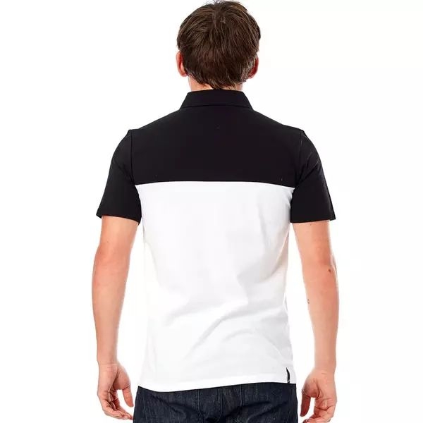 Tricou polo ALPINESTARS PADDOCK S Alb/Negru, 3