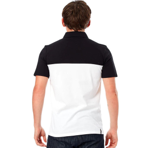Tricou polo ALPINESTARS PADDOCK Alb/Negru L, 4