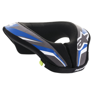 Protectie de gat pentru copii ALPINESTARS SEQUENCE YOUTH NECK ROLL L/XL Negru/Albastru, 4