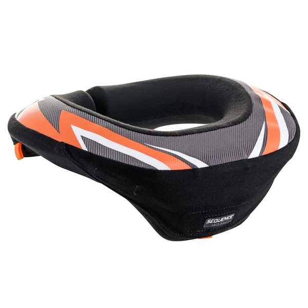 Protectie de gat pentru copii ALPINESTARS SEQUENCE YOUTH NECK ROLL S/M Negru/Portocaliu, 4
