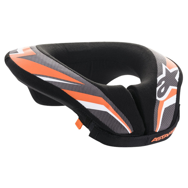 Protectie de gat pentru copii ALPINESTARS SEQUENCE YOUTH NECK ROLL S/M Negru/Portocaliu, 2