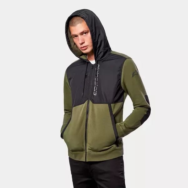 Hanorac ALPINESTARS ALIGNED S Verde/Negru, 11