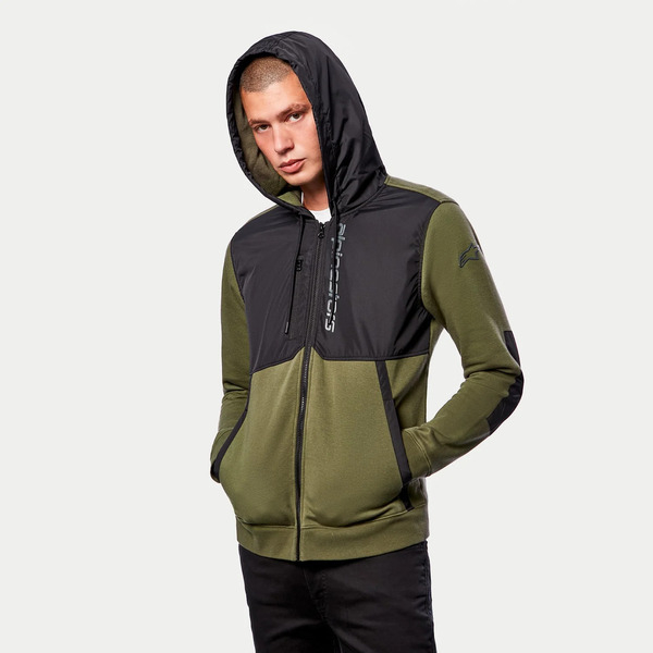 Hanorac ALPINESTARS ALIGNED XL Verde/Negru, 11