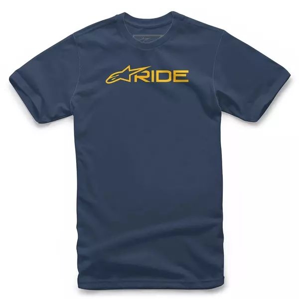 Tricou ALPINESTARS RIDE 3.0 S Navy/Auriu, 3