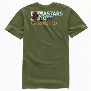 Tricou ALPINESTARS PAINTED S Verde military, 6