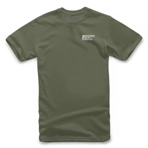 Tricou ALPINESTARS PAINTED S Verde military, 8
