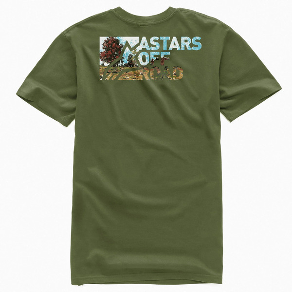 Tricou ALPINESTARS PAINTED XXL Verde military, 3
