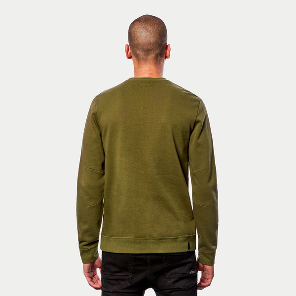Bluza ALPINESTARS AGELESS CREW Fleece M Verde military/Negru, 8