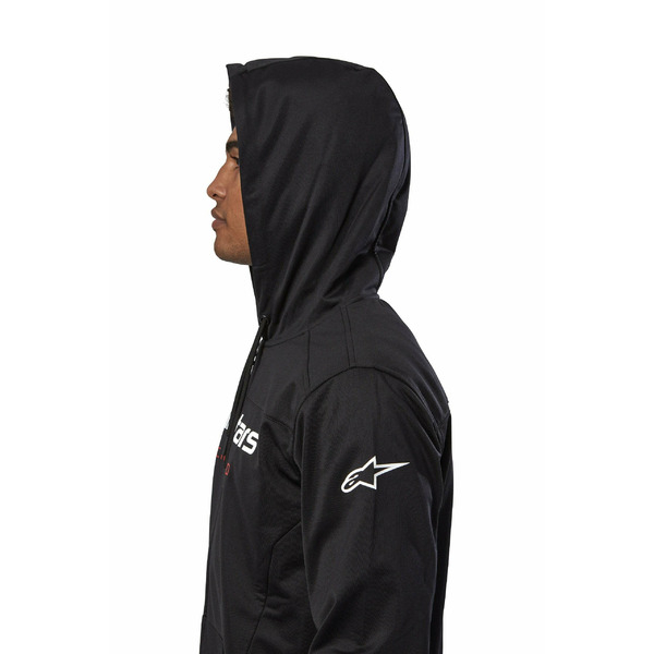 Hanorac ALPINESTARS SESSIONS LXE Fleece Negru/Alb XL, 5