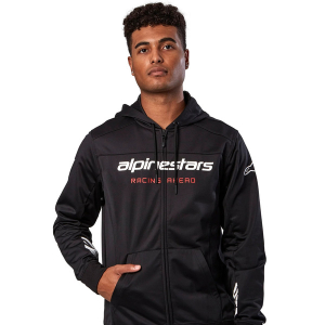 Hanorac ALPINESTARS SESSIONS LXE Fleece Negru/Alb XL, 3