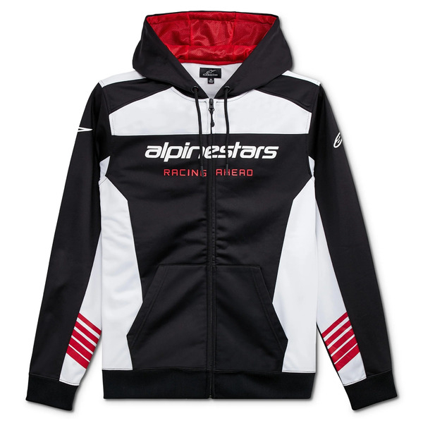 Hanorac ALPINESTARS SESSIONS LXE Fleece Negru/Alb XXL, 3