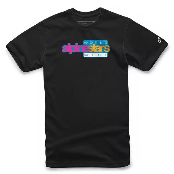 Tricou ALPINESTARS WORLD WIDE AGAIN Negru S, 7