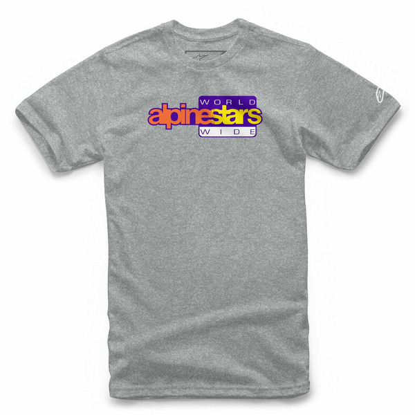 Tricou ALPINESTARS WORLD WIDE AGAIN S Alb, 2