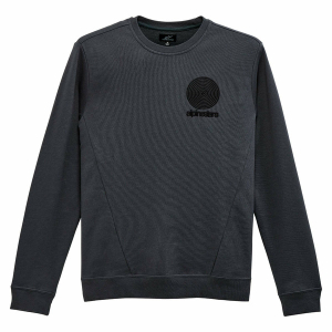 Bluza ALPINESTARS SPIRAL CREW Fleece XL Gri carbune, 2