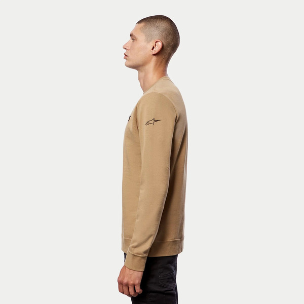 Bluza ALPINESTARS LINEAR CREW Fleece L Maro/Negru, 3