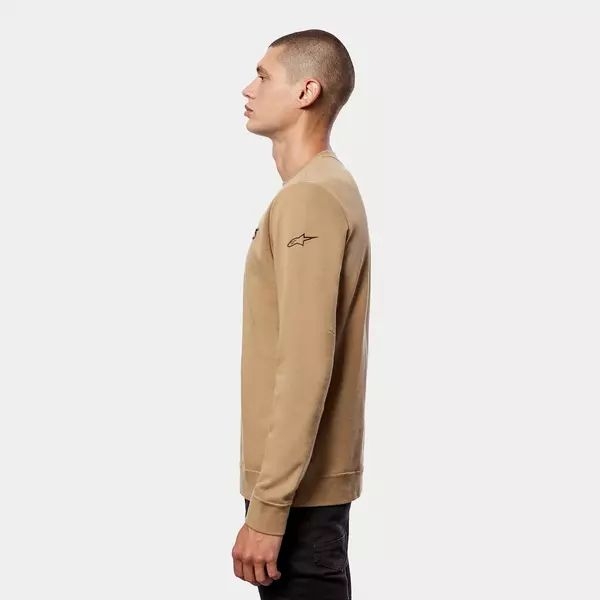 Bluza ALPINESTARS LINEAR CREW Fleece Negru/Alb XXL, 14